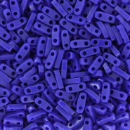 Miyuki quarter tila 5x1.2mm beads - Opaque cobalt QTL-414